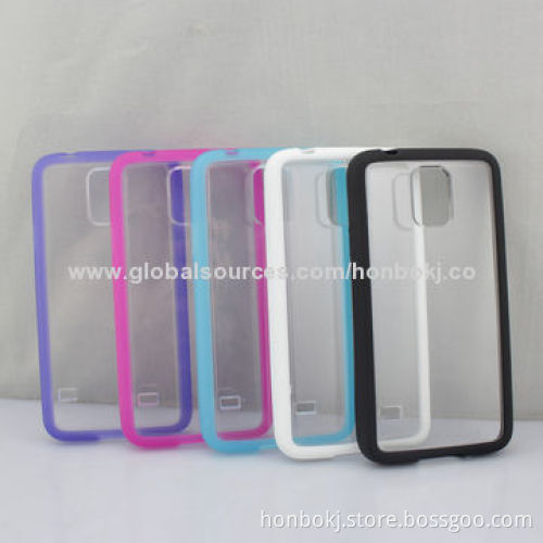 Plain PC+TPU Case for Samsung Galaxy S5